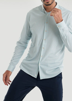 Camisa Casual Slim Cuadros